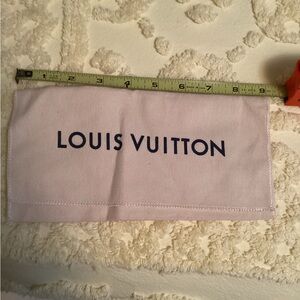 Louis Vuitton dust bag.